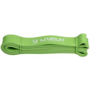 LiveUp Aerobic guma posilovací guma 208 x 0,45 cm zelená - M