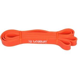 LiveUp Aerobic guma posilovací guma 208 x 0,45 cm oranžová - L