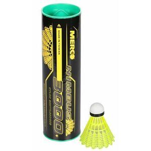 Merco Nimbus 3000 badmintonové míčky zelená - tuba 6 ks