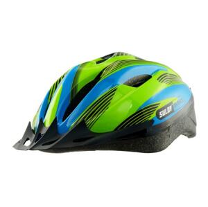Sulov Dětská cyklo helma Jr-race-b modro-zelená - M (53-56 cm)