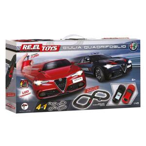 Autodráha Re.el toys Alfa Romeo Giulia Quadrifoglio 4v1