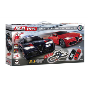 Autodráha Re.el toys 3v1 Alfa Romeo Giulia Quadrifoglio 6m