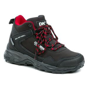 DK 1029 černo červené dámské outdoor boty - EU 38