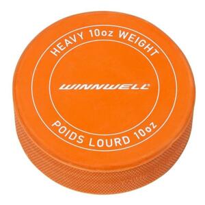 Winnwell Hokejový puk oranžový těžký s logem - oranžová