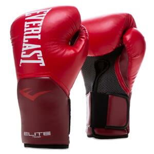 Everlast Elite Training Gloves - 12 OZ - Rudá