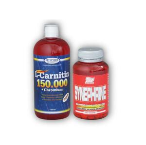 Fitsport L-Carnitin 150000+Chrom.1l+ Synephrine 100cps - Pomeranč