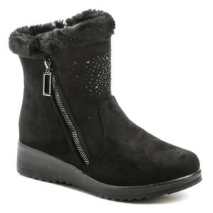 Scandi 262-0143-A1 černé dámské zimní boty - EU 37