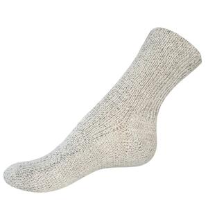 VTR ponožky VLNĚNÉ sv.šedé - 35-37
