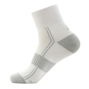 Alpine Pro 3HARE 2 bílé unisex ponožky 3 páry POUZE M EU 39-42 (VÝPRODEJ)
