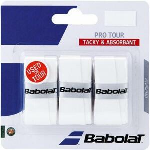 Babolat Pro Tour overgrip 2016 vrchní omotávka 0,6 mm bílá POUZE 3 ks (VÝPRODEJ)