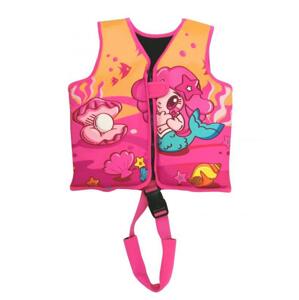 Dětská neoprenová plovací vesta Princess růžová 11-18 kg (VÝPRODEJ)