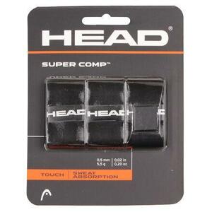 Head Super Comp overgrip omotávka tl. 0,5 mm černá POUZE 3 ks (VÝPRODEJ)