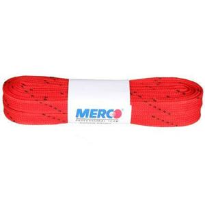 Merco PHW-10 tkaničky do bruslí voskované červená POUZE 240 cm (VÝPRODEJ)