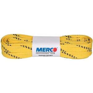 Merco PHW-12 tkaničky do bruslí voskované žlutá POUZE 240 cm (VÝPRODEJ)
