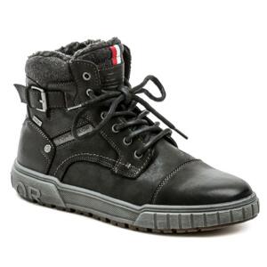 Tom Tailor 2181303 černé pánské zimní boty - EU 46