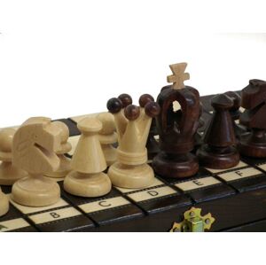 Dřevěné šachy.cz Celodřevěné šachy malé