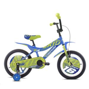 Capriolo Dětské jízdní kolo BMX 16" HT KID limetkovo-modré