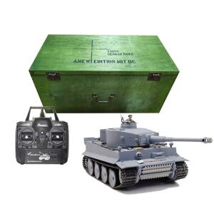 Tank TIGER I BB, 1:16, 2.4 GHz, zvuk, kouř, v dřevěném kufru, RTR + sleva 500,- na příslušenství