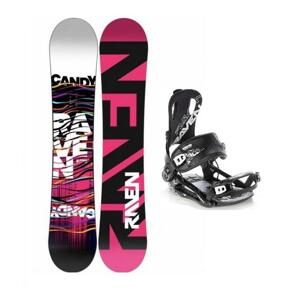 Raven Candy dámský snowboard + Raven Fastec FT 270 black vázání - 138 cm + M (EU 39–41)