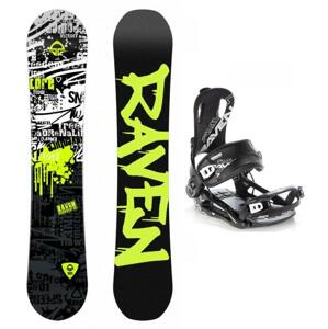 Raven Core Junior ABS dětský snowboard + Raven Fastec FT 270 black vázání - 110 cm + M (EU 39–41)