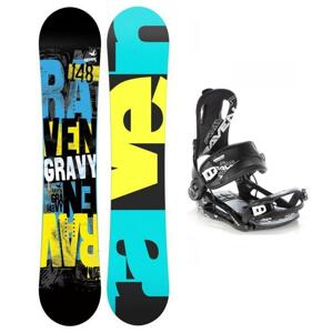 Raven Gravy dětský snowboard + Raven Fastec FT 270 black vázání - 110 cm + L (EU 42-44)