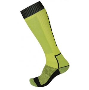 Husky Ponožky Snow Wool zelená/černá - M (36-40)