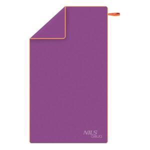 NILS Aqua Ručník z mikrovlákna NAR12 fialový/oranžový