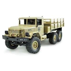 US vojenský truck M35 6x6 1:16 pískový RTR proporcionální jízda, LED
