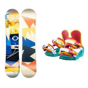 Beany Bonjour dětský snowboard + Beany Junior vázání - 125 cm + S - EU 32-37 (200-235mm)
