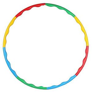 LiveUp Kruh hula hoop rozkládací 8 částí - 90 cm