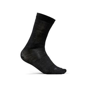 Craft 2-Pack Wool Liner 1907903 ponožky - 34-36 - černá