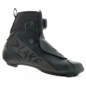 Lake CX146 černá/reflexní cyklistické tretry + osvěžovač obuvi - EU 45