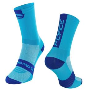 Force Ponožky LONG PRO SLIM modré - S-M/36-41