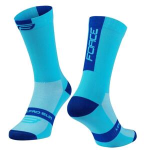 Force Ponožky LONG PRO SLIM modré - modré S-M/36-41