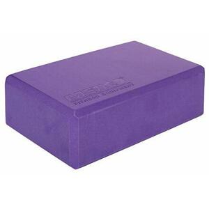 Merco Yoga Block kostka na jógu fialová - 7,5 cm