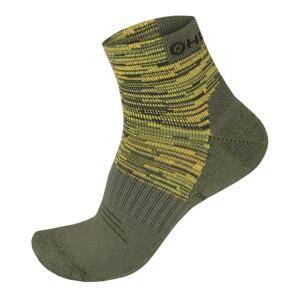 Husky Ponožky Hiking khaki/zelená - M (36-40)