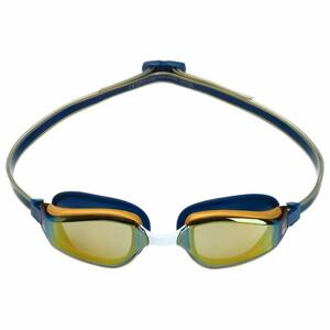Aqua Sphere Plavecké brýle FASTLANE GOLD TITANIUM - námořní modrá/zlatá
