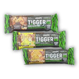 Amix Tigger Zero Multi Layer Protein Bar 60g - Peanut butter caramel