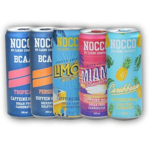 Nocco BCAA + Caffeine 180mg 330ml - Tropical (dostupnost 7 dní)