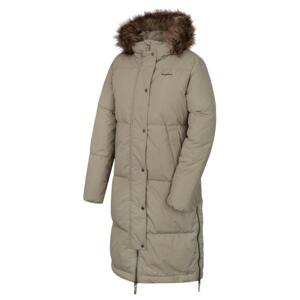 Husky Dámský péřový kabát Downbag L sv. khaki - XL