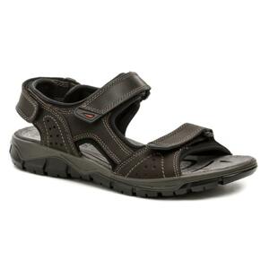 IMAC 153300 tmavě hnědé pánské sandály - EU 45
