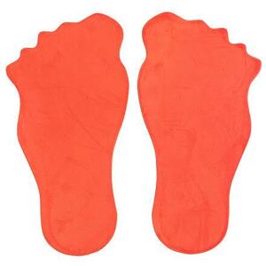 Merco Feet značka na podlahu oranžová - 1 pár