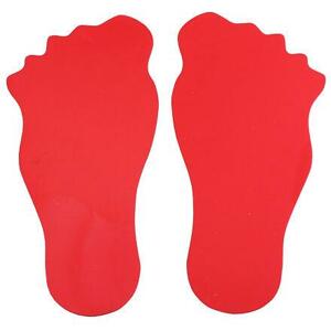 Merco Feet značka na podlahu červená - 1 pár