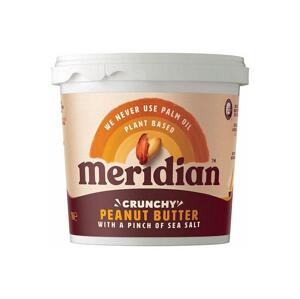 Meridian Peanut Butter Crunchy with Sea Salt 1000g