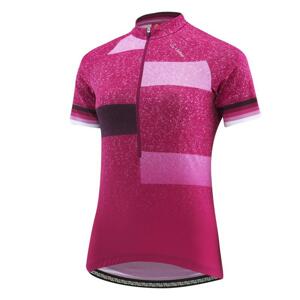 Löffler HZ FINESSA 2022 fialový dámský cyklistický dres - 40/L - růžová