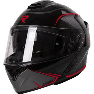 Street Racer Vyklápěcí přilba na motorku Ranger černo-červená + sleva 400,- na příslušenství - S: 55-56 cm