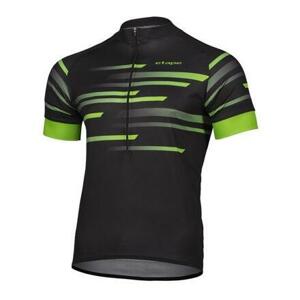 Etape Energy cyklistický dres - černá-zelená - XL