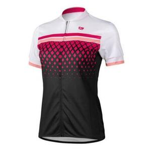 Etape Diamond cyklistický dres - bílá-růžová - L