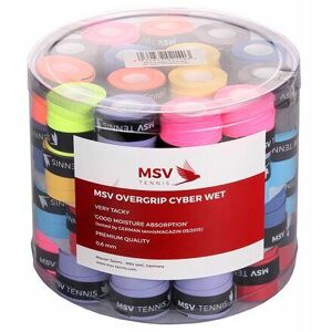MSV Cyber Wet overgrip 60 ks tl. 0,6 mm MIX - box 60 ks