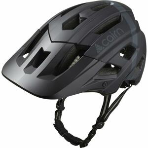 CAIRN - Cyklistická helma DUST II, Full Black - M 55-58 cm